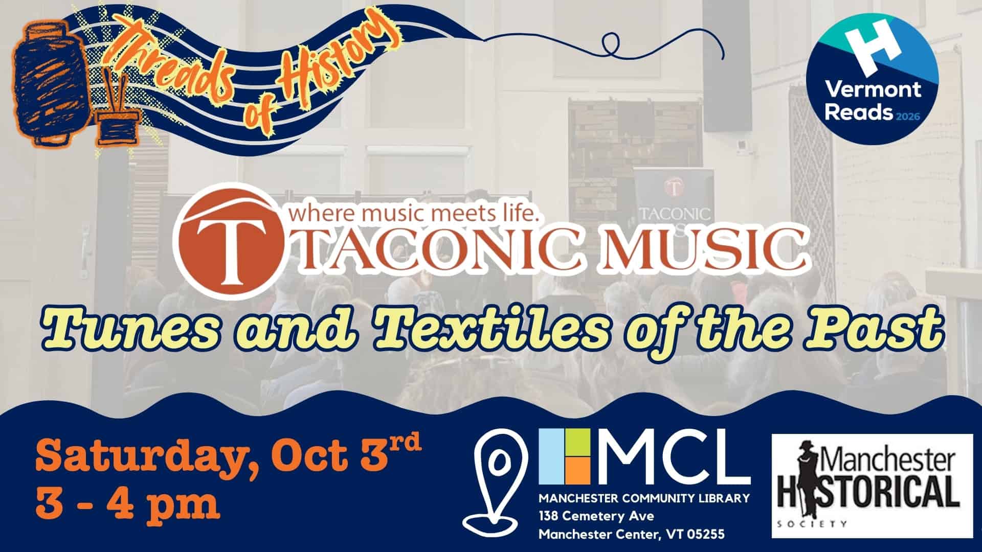 You are currently viewing Threads of History: Taconic Music with Tunes and Textiles of the Past